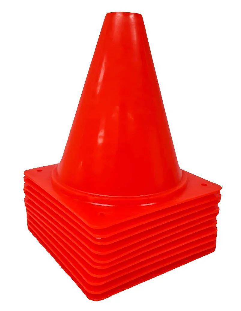 Sports Cone Set of 10 - Orange