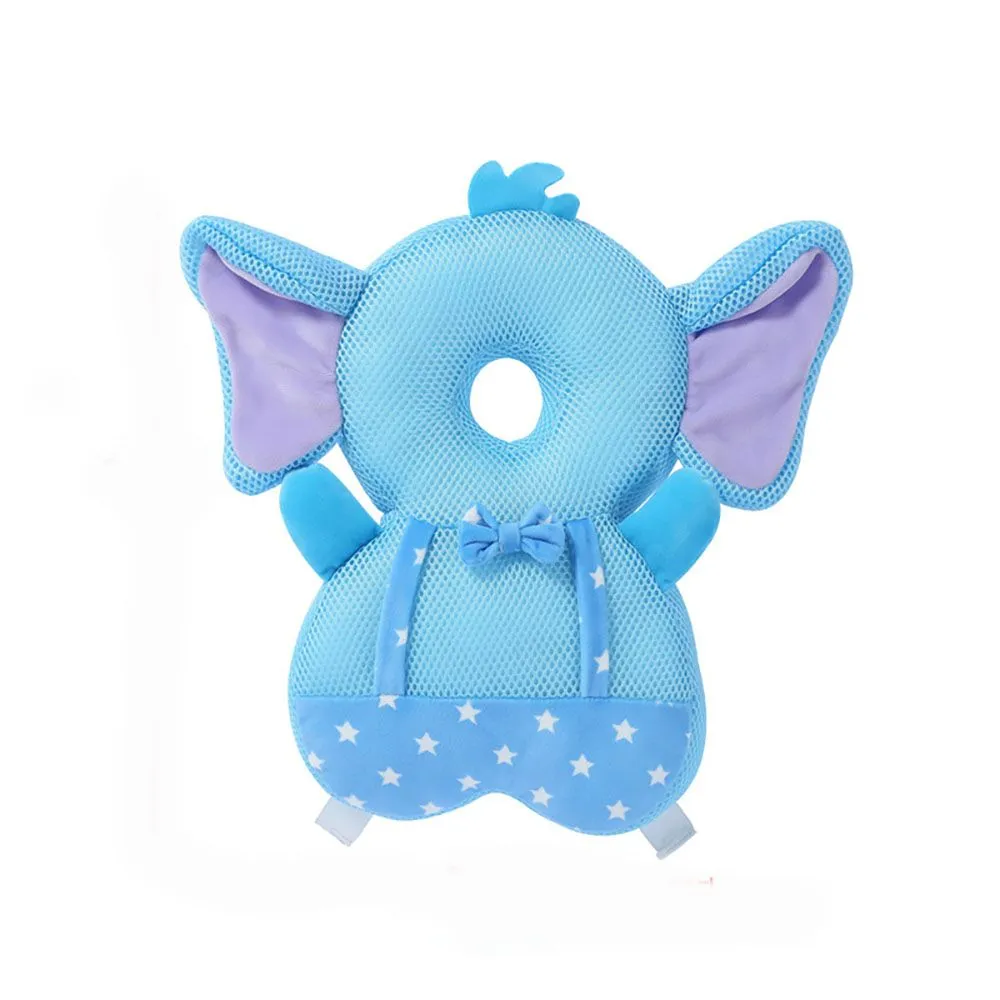 Baby Head Protector Pad Head Protection Cushion Kids Backpack Wear-Blue