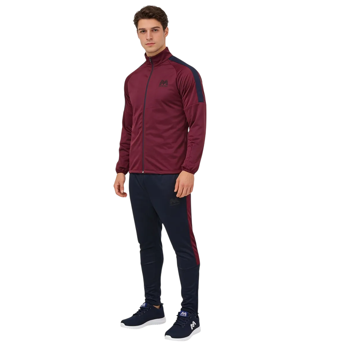 Mitzuma Eclipse Maroon/Navy Training Tracksuit