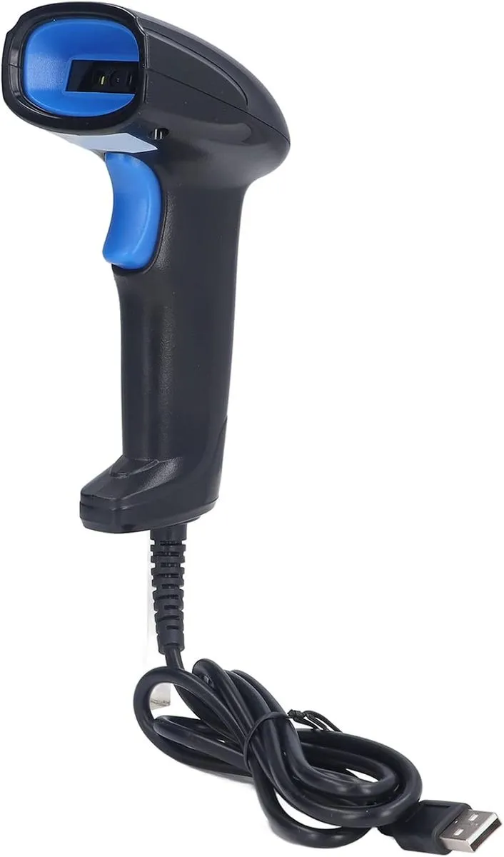 2D Handheld Barcode Scanner, Wired Barcode Reader
