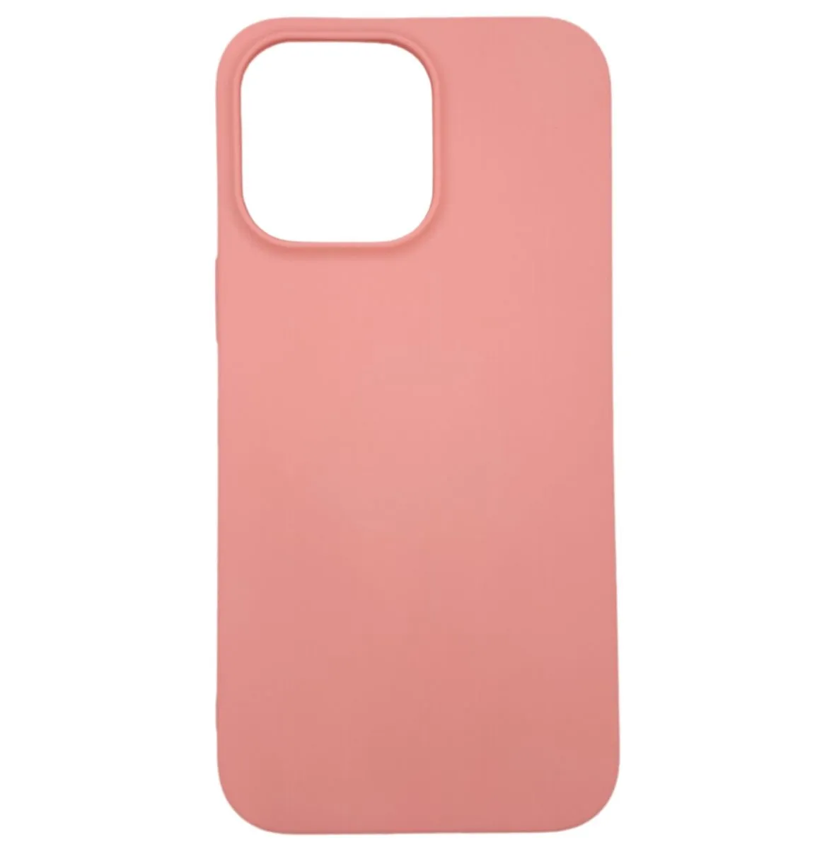 Soft-Touch Silicone Protective Cover for iPhone 14 Pro Max - Pink