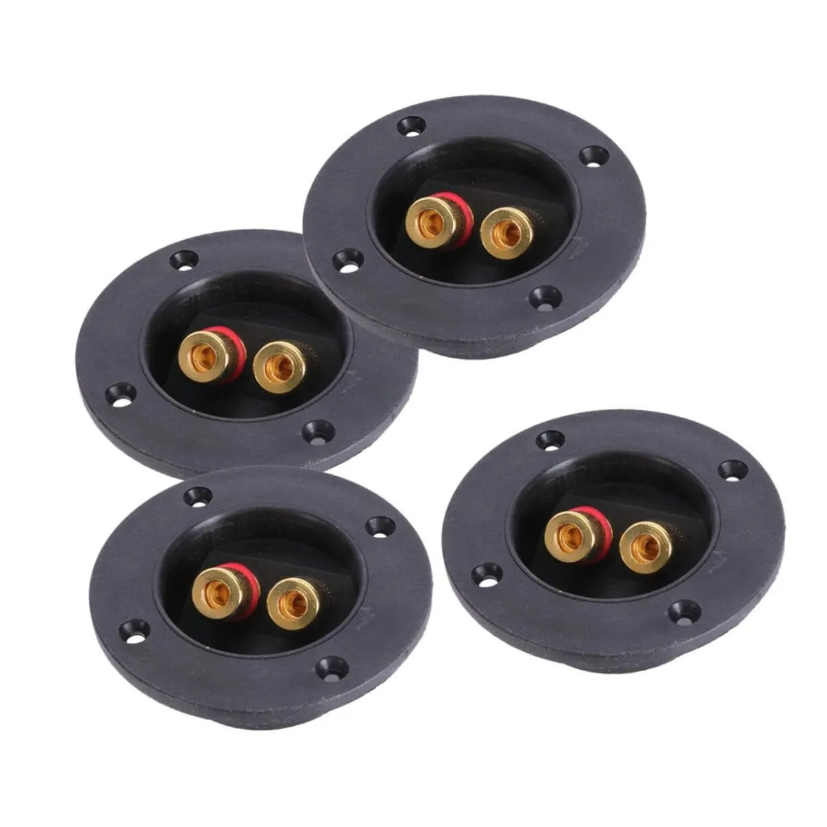 2-Way Full Copper Binding Post Terminal Cup for Audio & Home Theater Speak