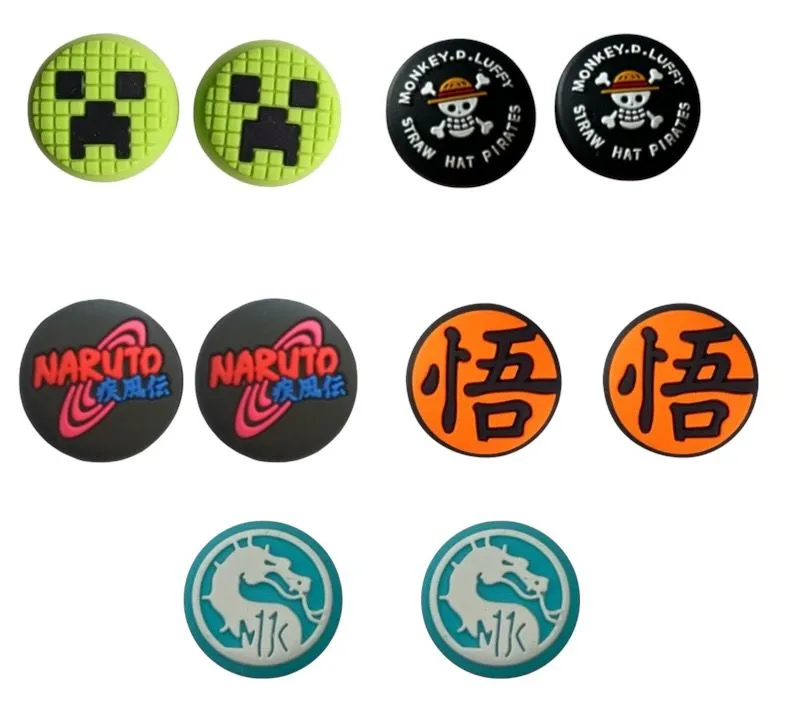 Anime and More, Thumb Grips Compatible with PS5, PS4, and Xbox