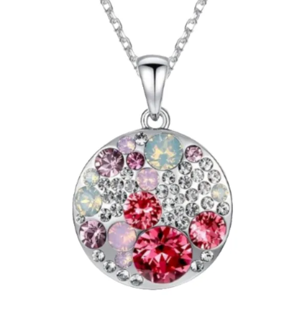 3pcs Gold-Plated Set of Earrings and Necklaces for Ladies