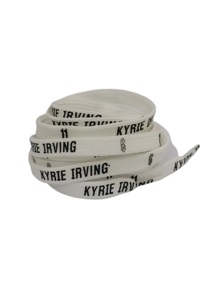 Flat Shoe Laces In Boxes - White Black