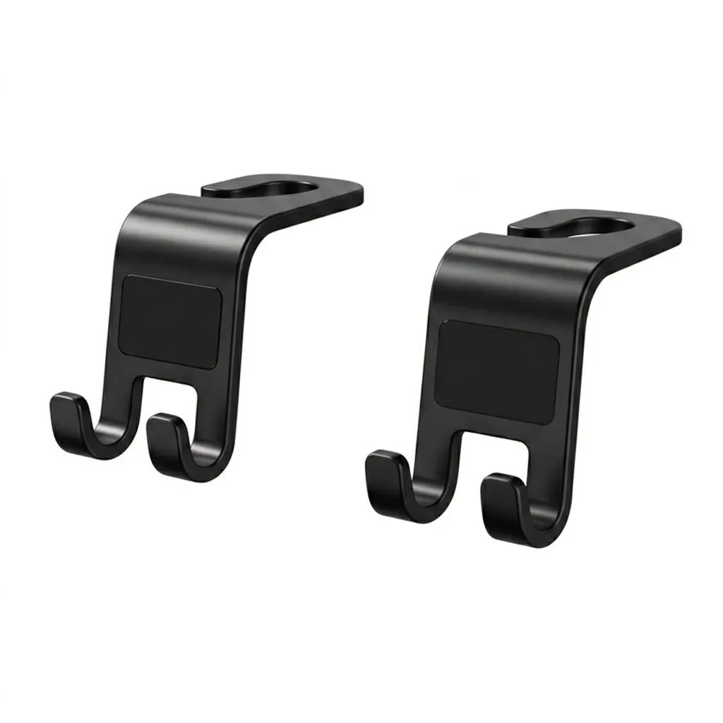 Auto Back Seat & Car Seat Headrest Hooks - Storage Hanger Holder Organizer