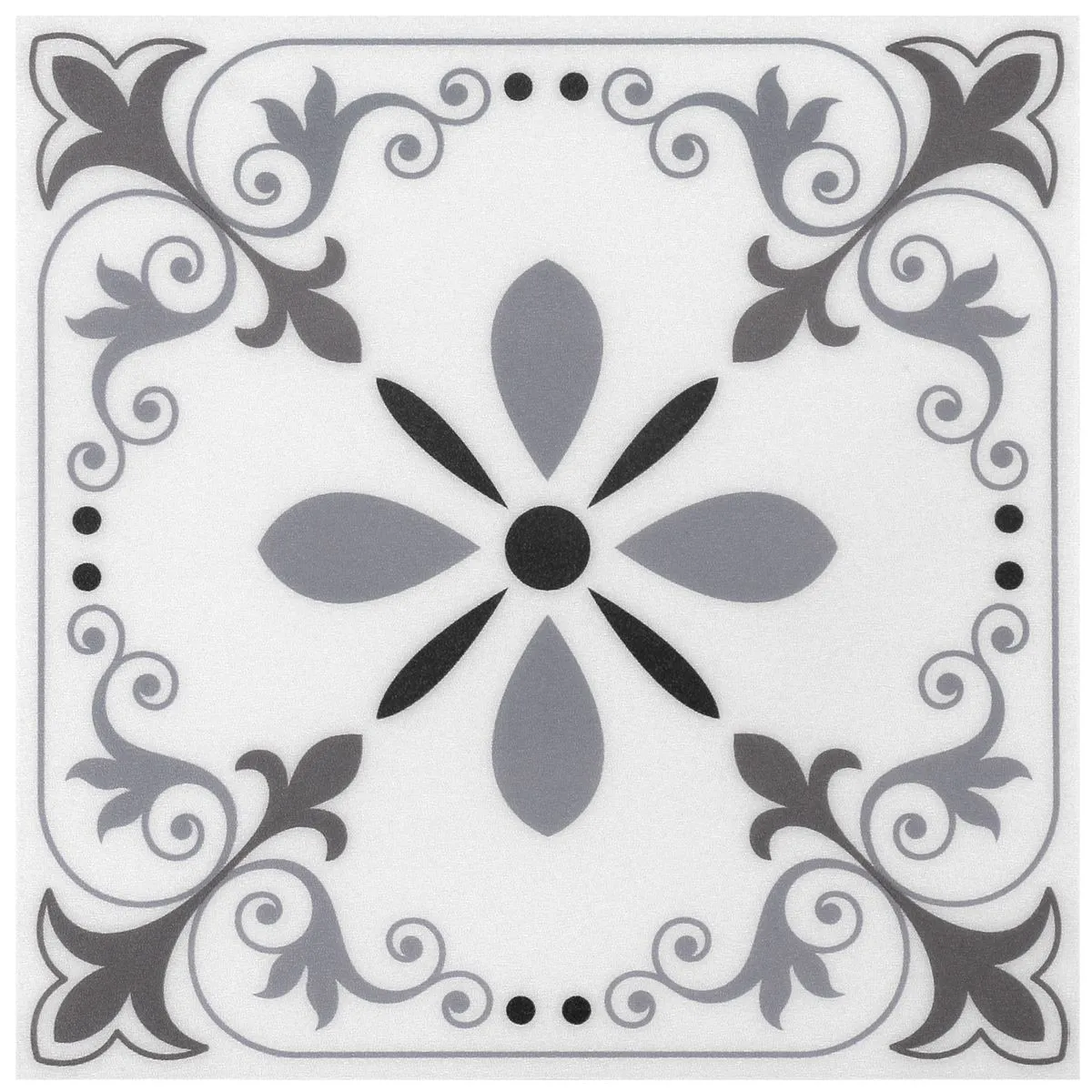 Moroccan Tile Pattern Peel&Stick Vintage Geometric Design Walls and Floors - FT1004