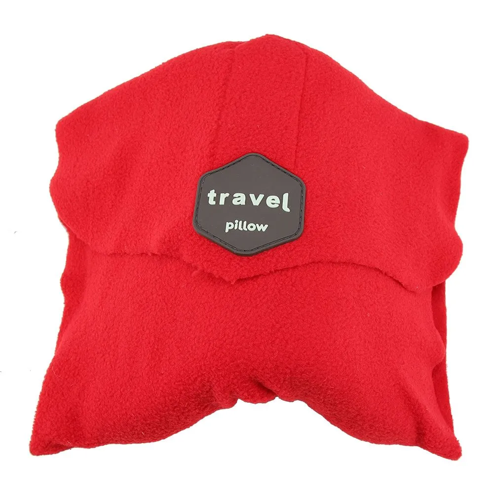 Soft Travel Neck Support Pillow Red