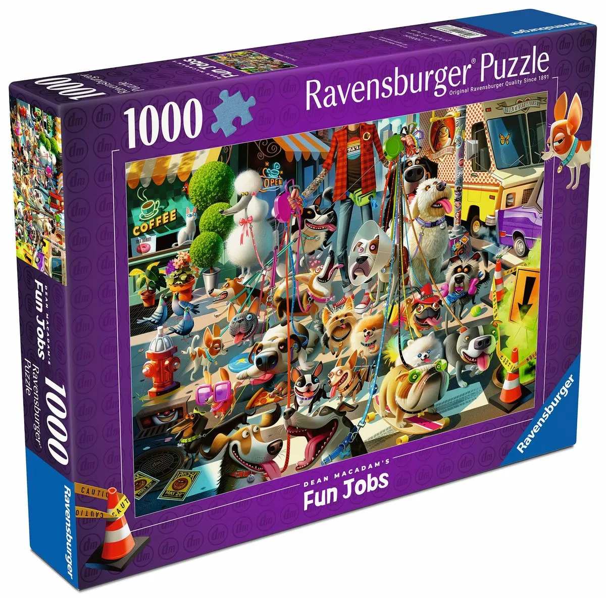 Ravensburger 1000pc the Dog Walker