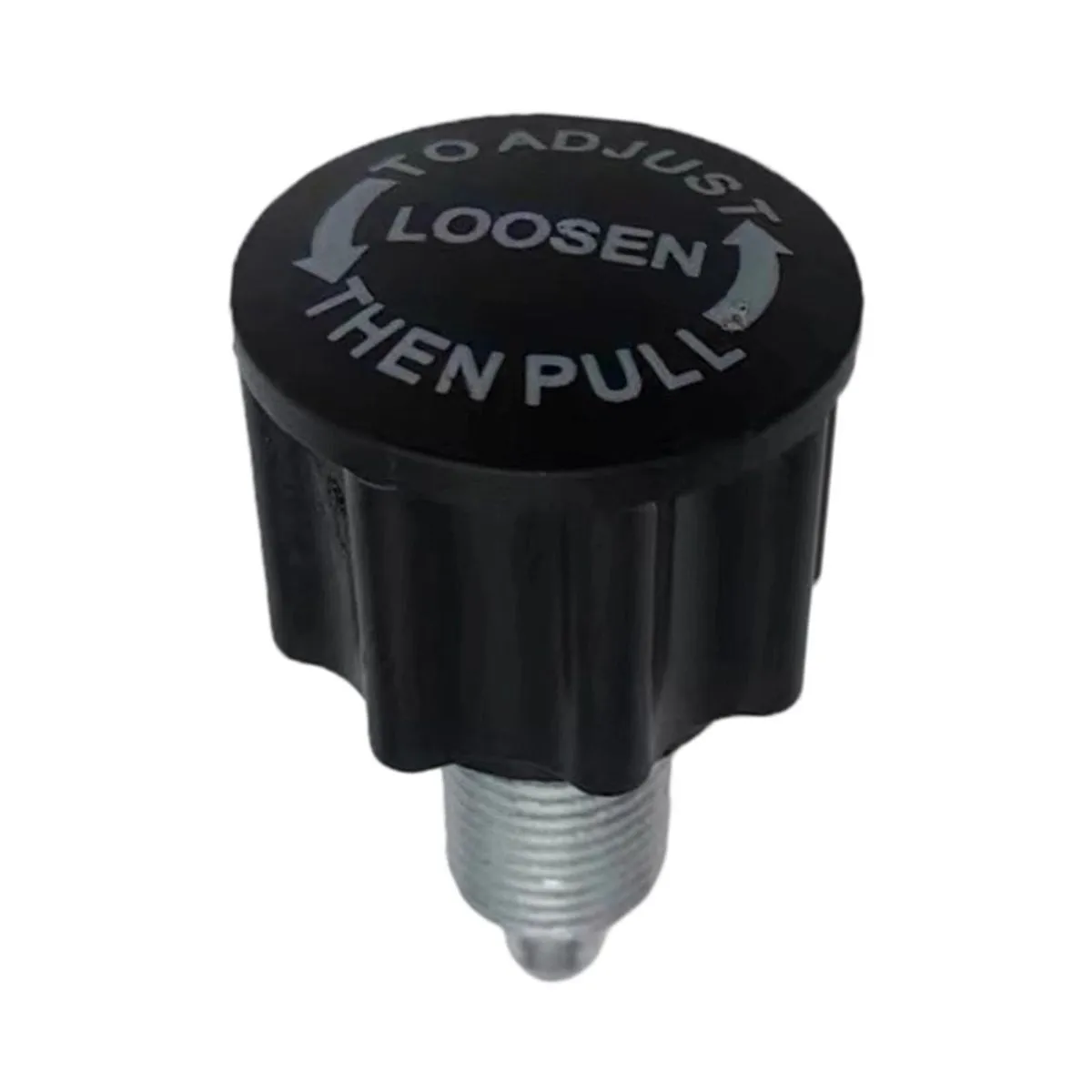 Exercise Bike Part M16 Pull Pin Knob for Stationary Bike Black Height 6.3cm
