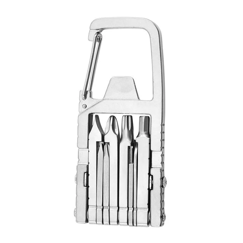 Multi-Function EDC Keychain Tool with Phone Stand
