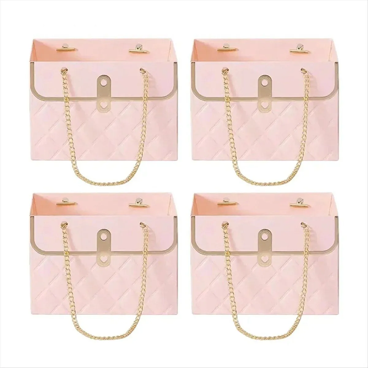 16Pcs Flower Box Rose Packaging Box Wrapping Paper Bag Gift Box B