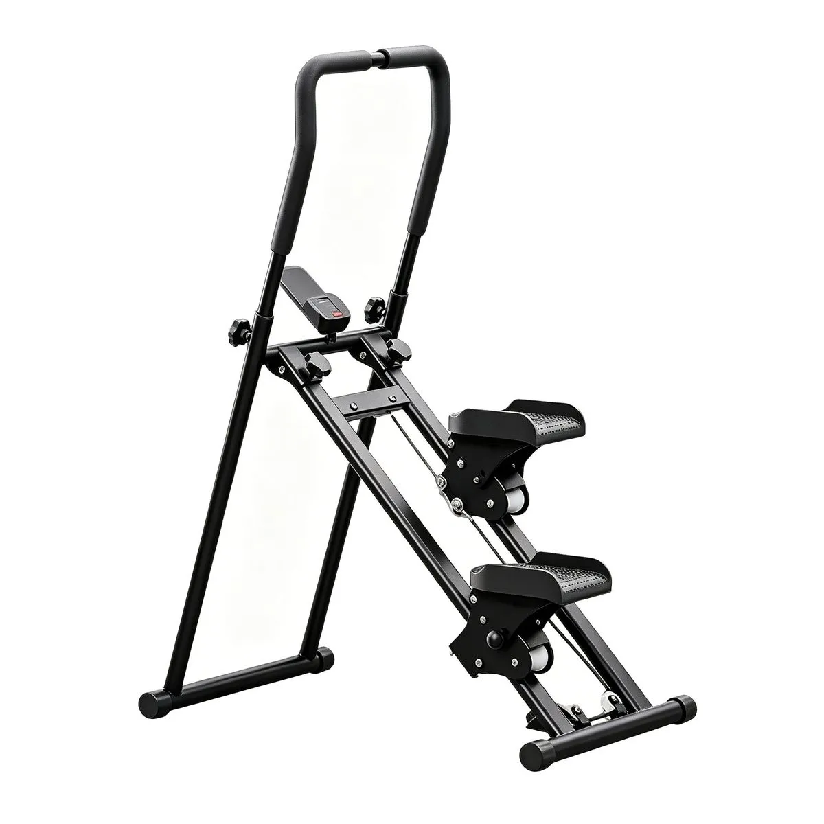 Foldable Stair Stepper Multi-Function Home Fitness Machine With LCD Display