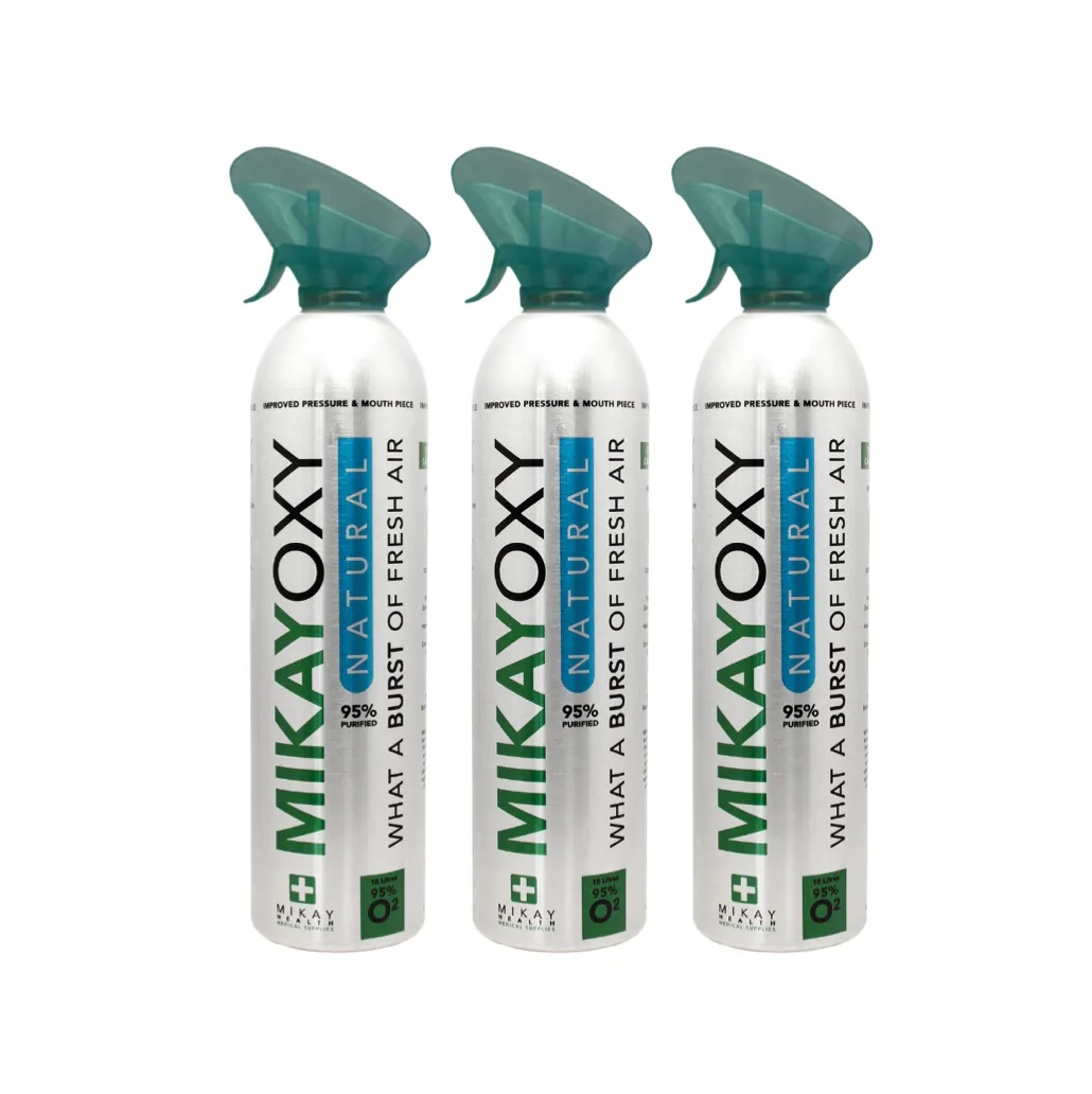 MikayOxy 95% Oxygen 18L x 3