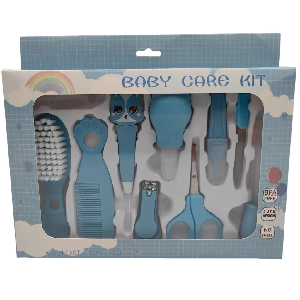 Baby Care Set - Blue Baby Grooming & Care Kit