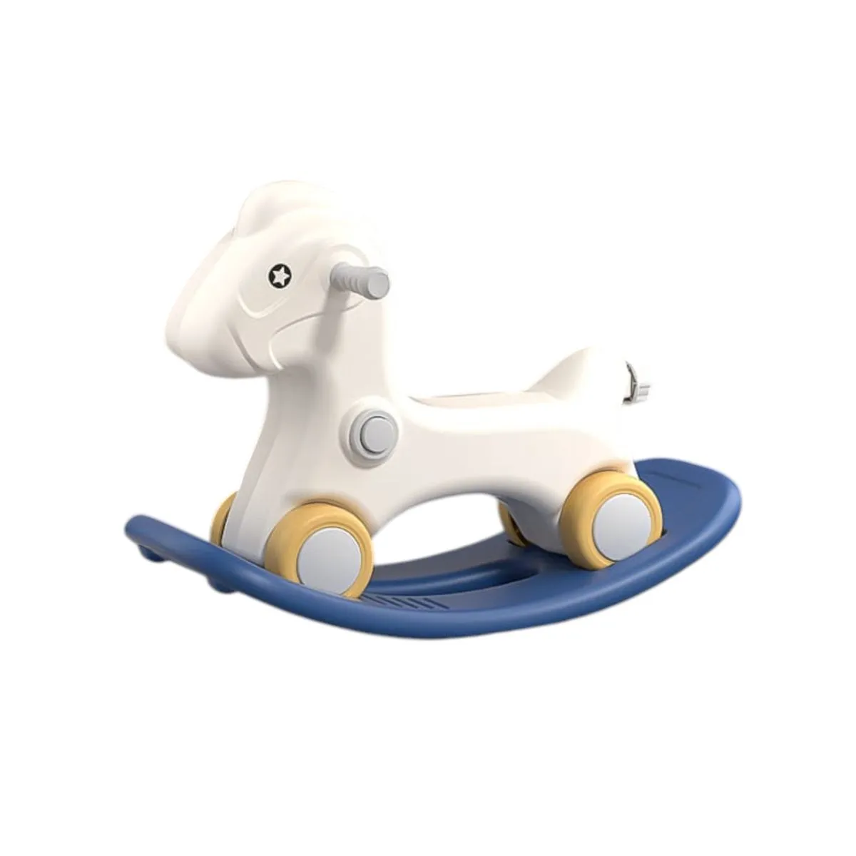 2 in 1 Baby Rocking Horse Ride On Scooter Toddler Toy 1-3 Years