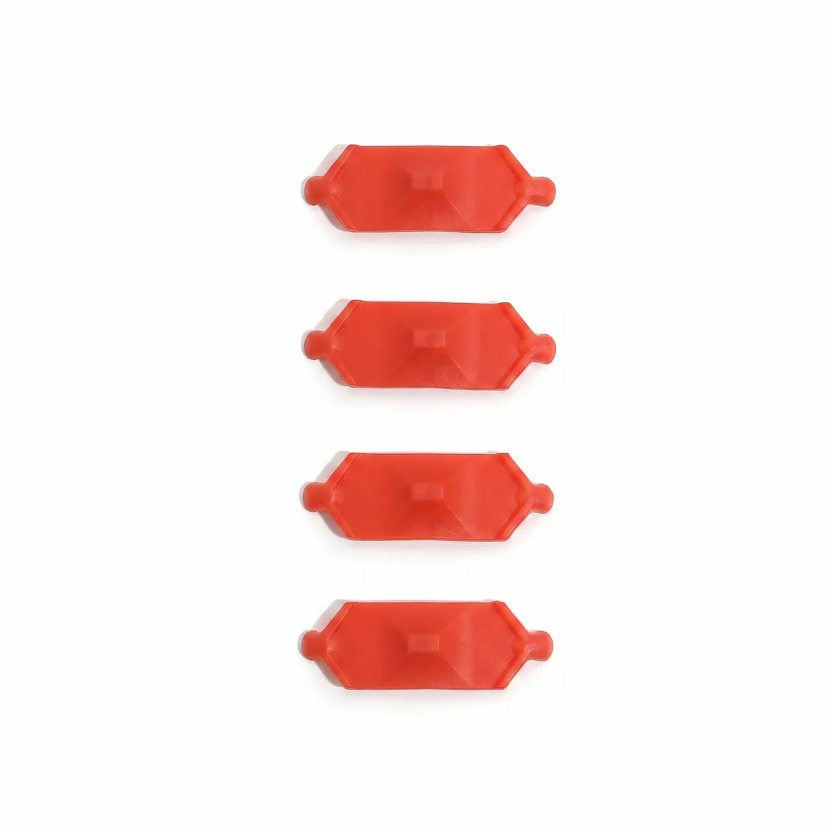 Padel and Pickleball Overgrips - Non-Slip Color-Coded 4 Pack - Red