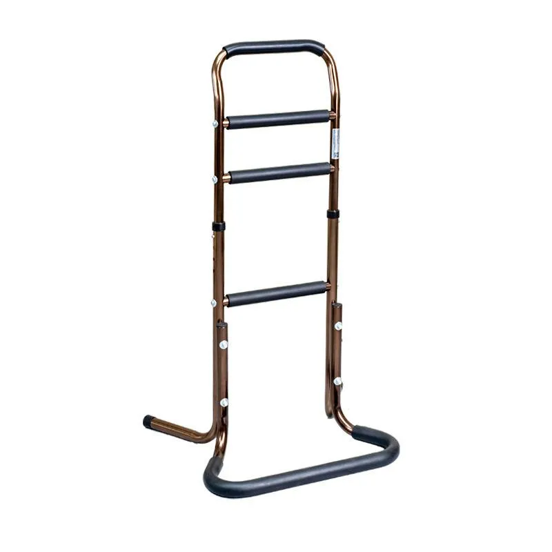 Adjustable Height 83.5-91cm Rise Assist Auxiliary Handrail with Storage Bag