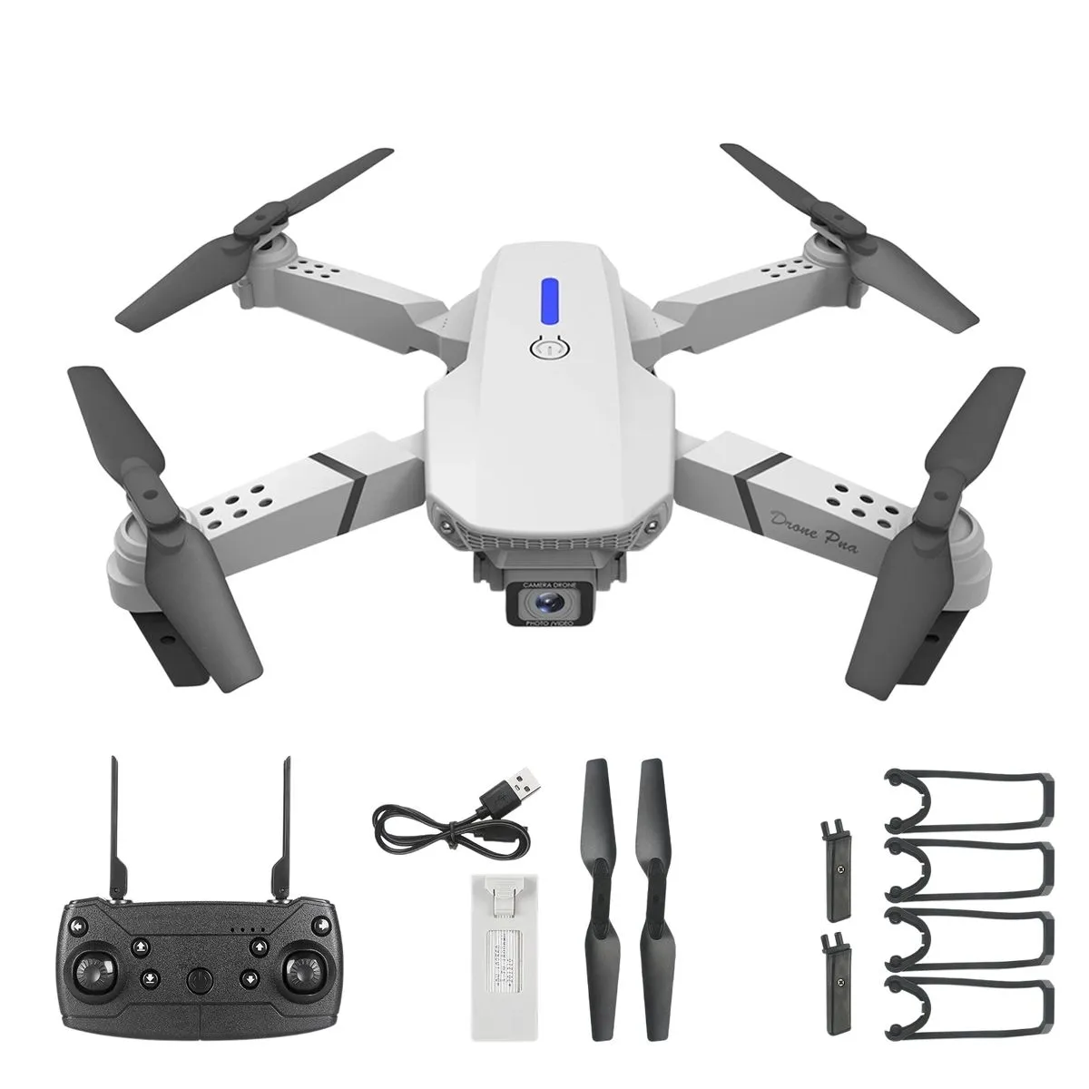 Mini 4K Camera Drone, One Key Takeoff & Landing, Waypoint Flying Mode