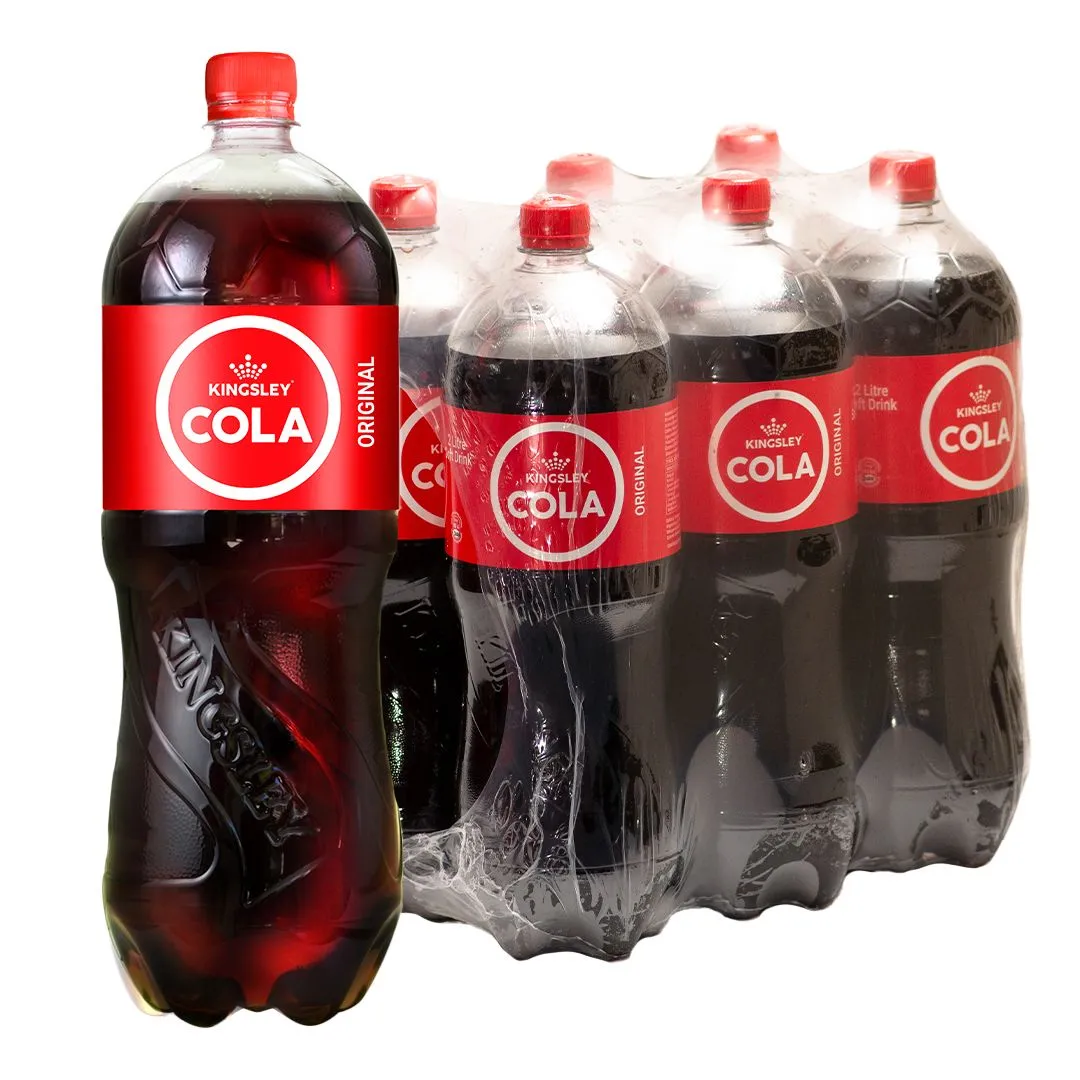 Kingsley Sparkling Soft Drink - Cola (6 x 2L)