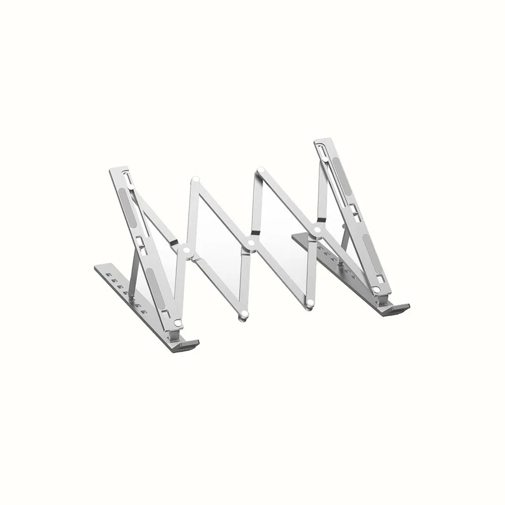 Full-Size Adjustable Laptop Stand & Tablet Holder Portable Folding Design
