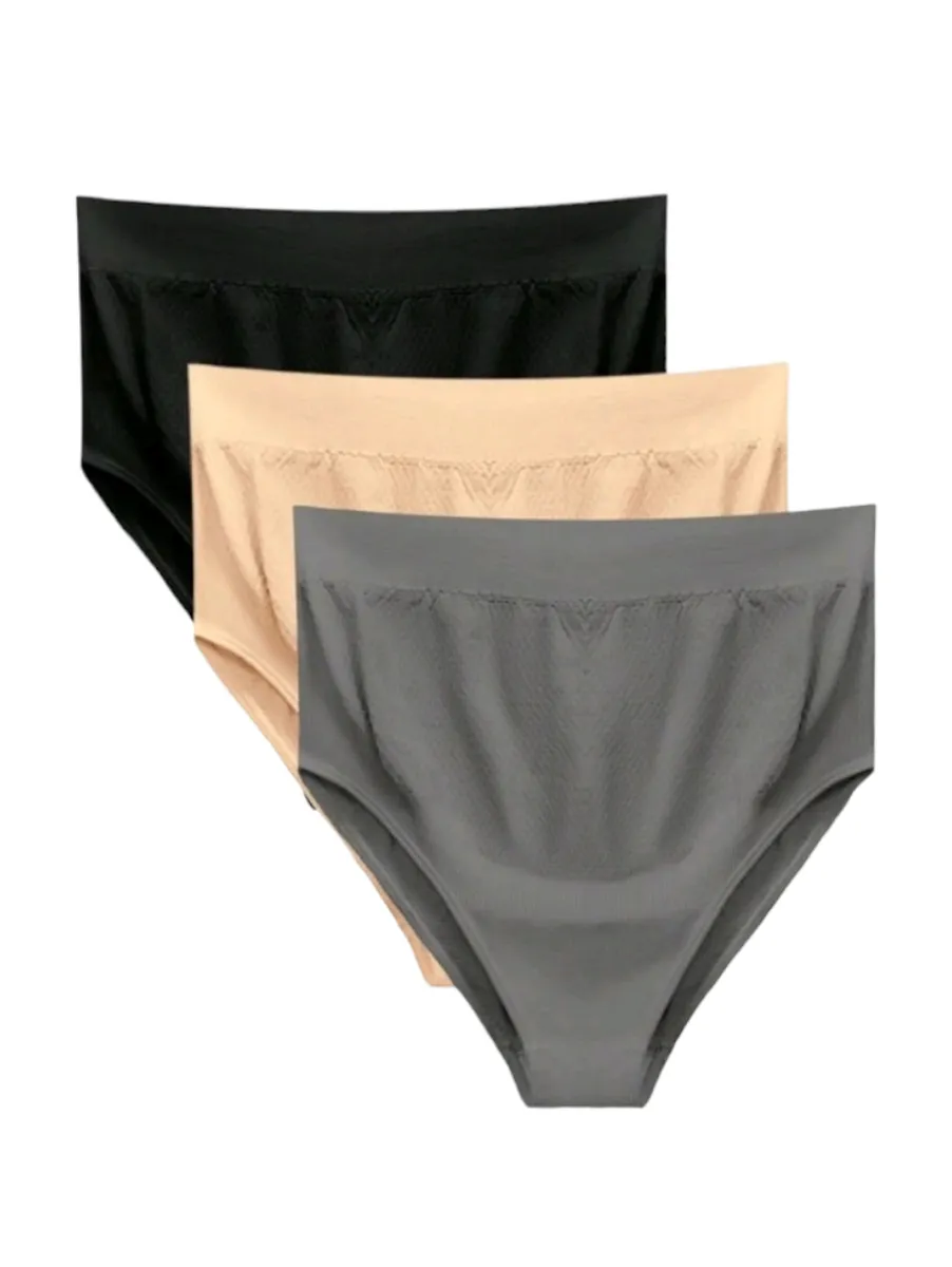 Maternity High-Waist Panties - Set of 3