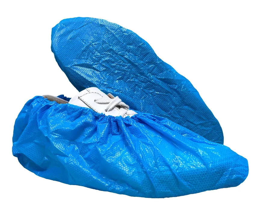 Textured CPE Shoe Covers 100s - 5 Packs