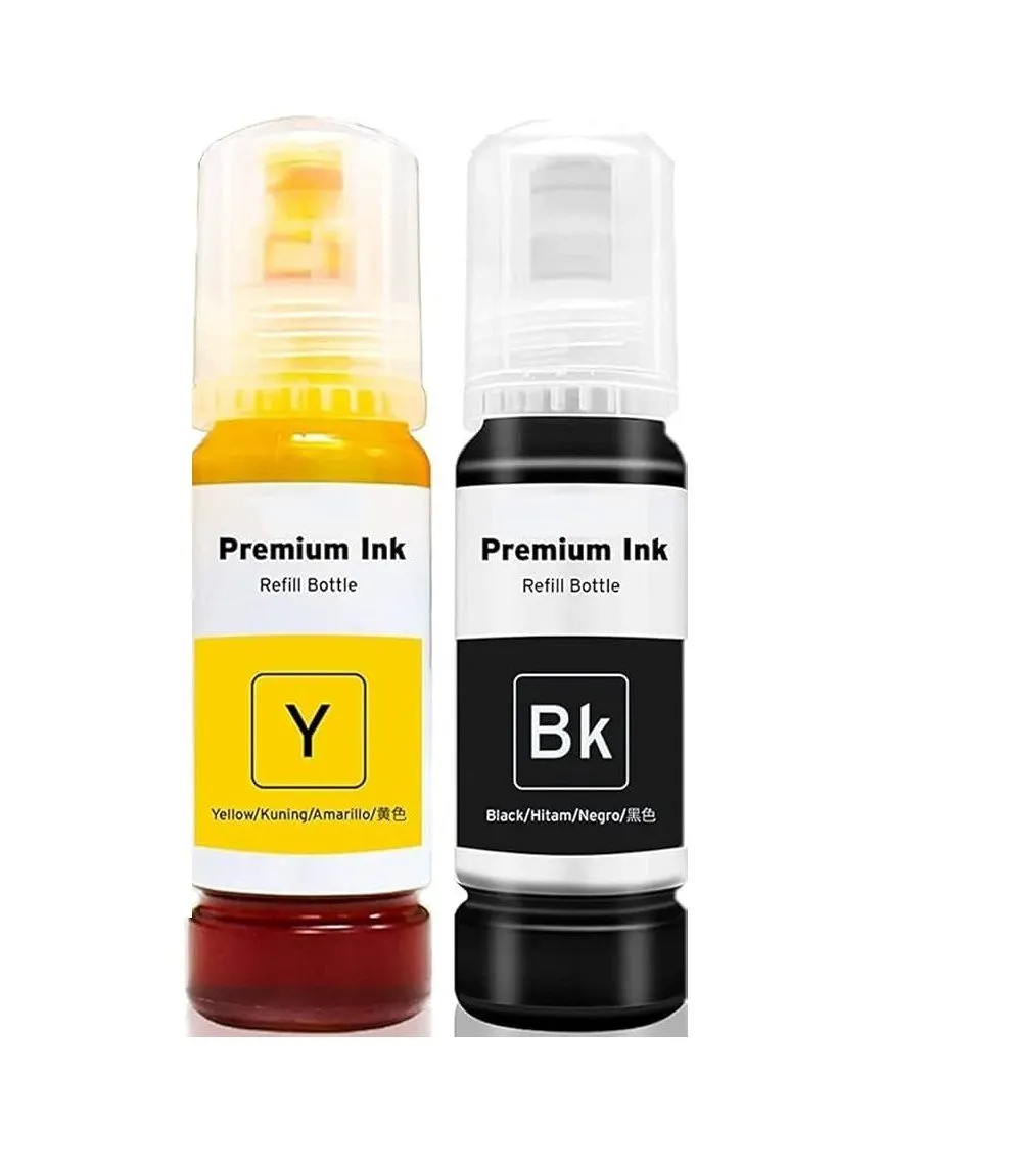 Refill Ink Bottle Set compatible Epson 106 Black and Epson 106 Yellow