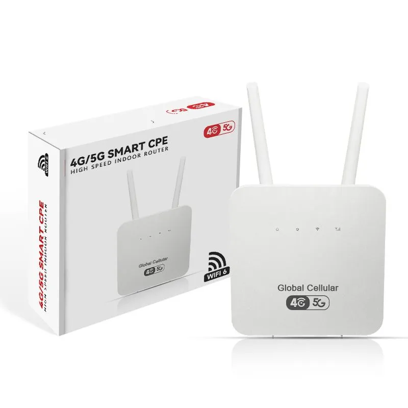 4G LTE WiFi 6 SIM Router with External Antennas-300Mbps Wireless Router-GC
