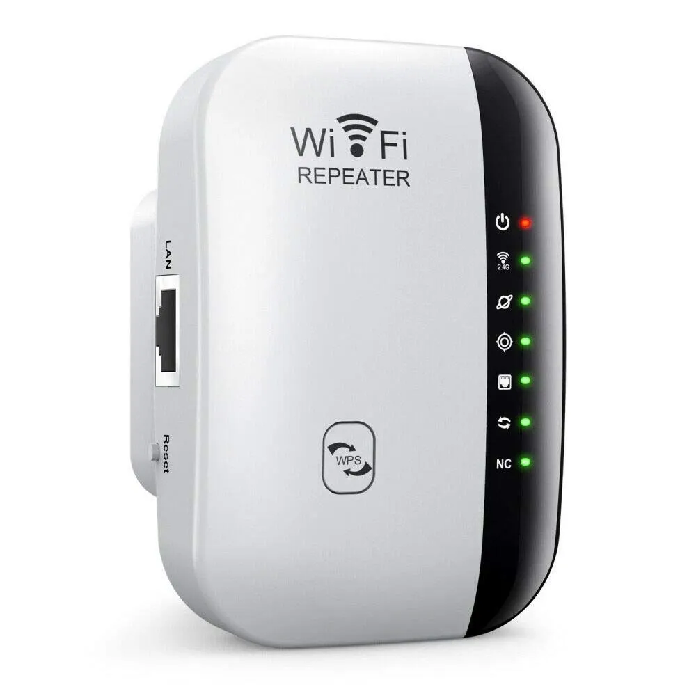 Wireless Repeater WiFi Extender, 300Mbps Repeater for All WLAN Networks