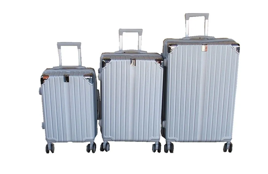 Lightweight 3-Piece Hardshell Luggage Set - TSA Lock & Spinner Wheels