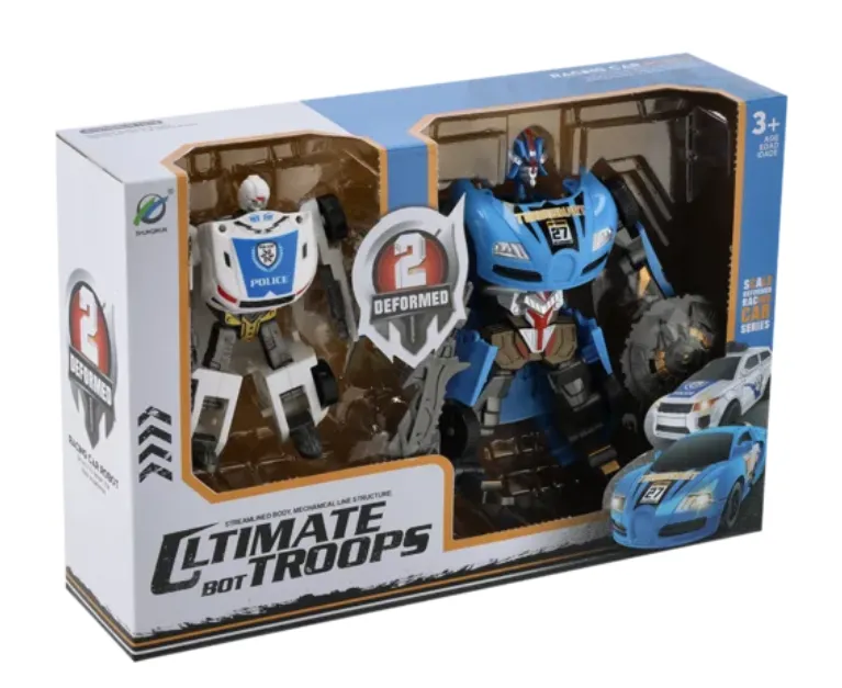SamMag Biz Ultimate Bot Troops Robot Toy 2 Pack - Blue