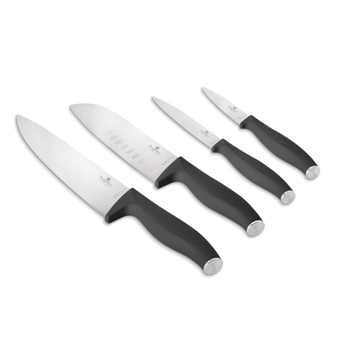 Berlinger Haus Stainless Steel Knife Set - Sahara Collection - 4-Piece - Anthracite