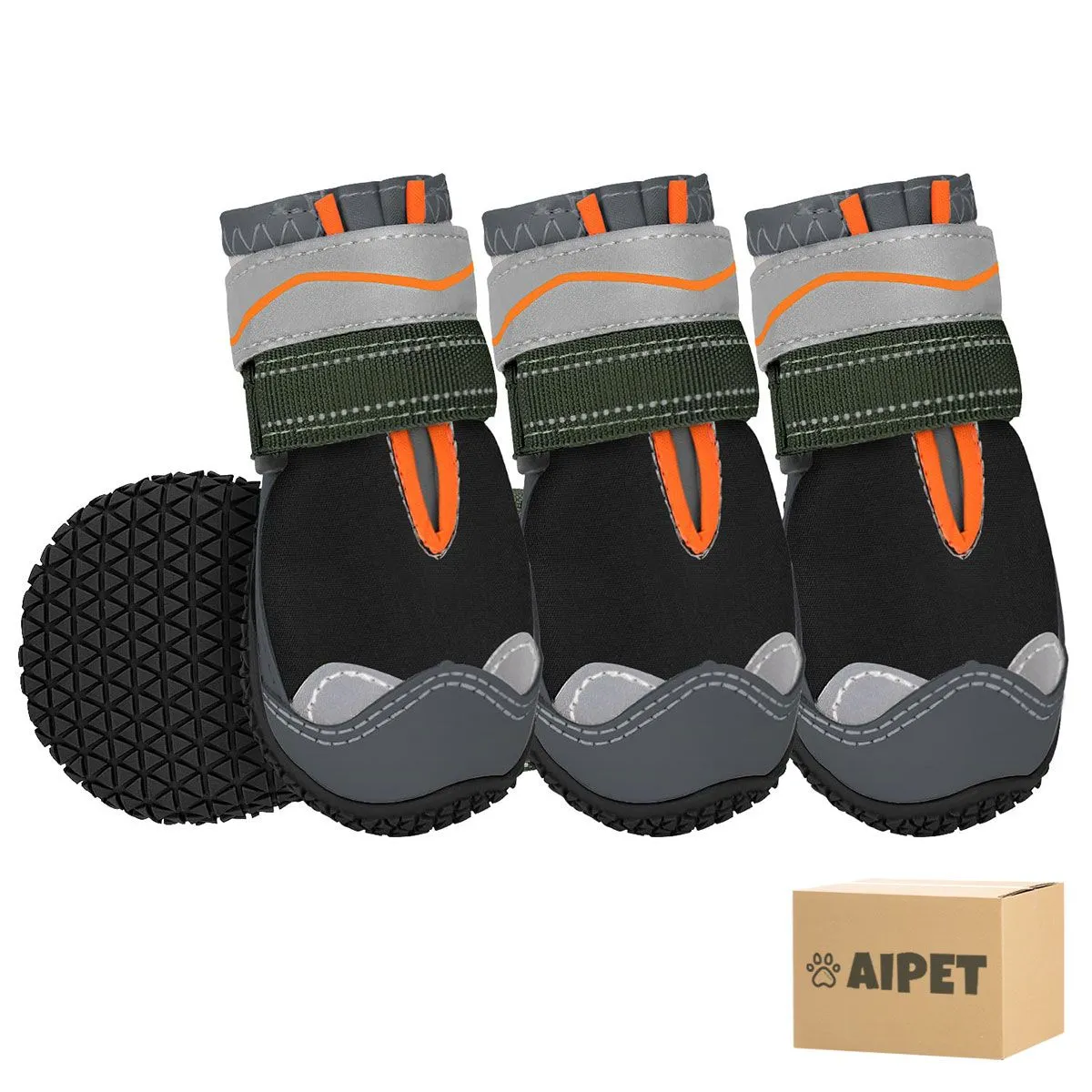 AIPET Anti-Slip Breathable Dog Waterproof Shoes