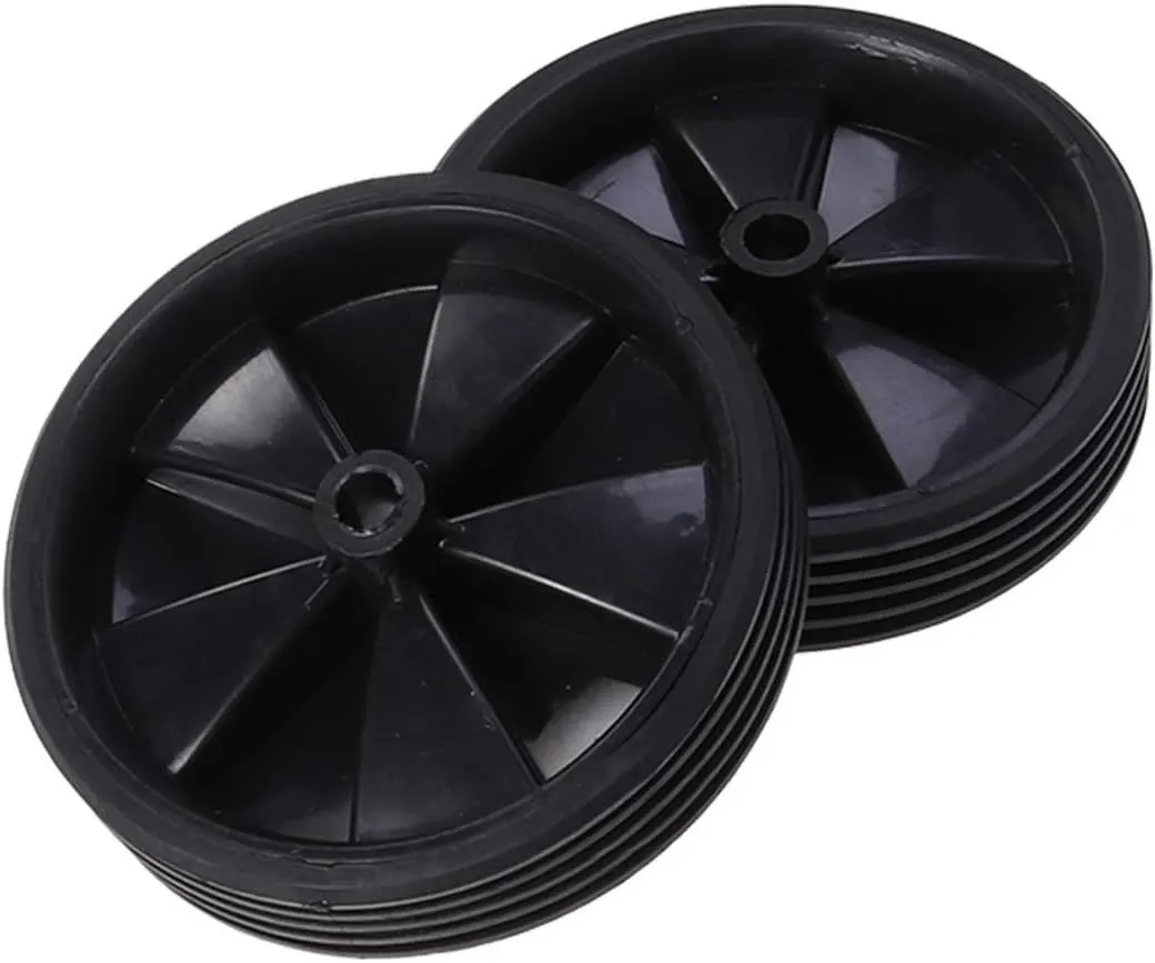 Tools Non-Slip Air Compressor Castor Wheel Replacement Set of 2 - 15cm
