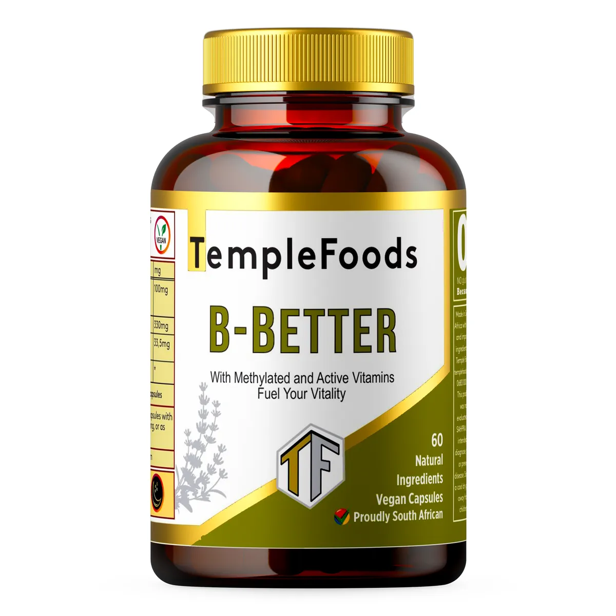 Temple Foods B-Better with Methylated & Active Vitamins