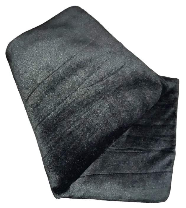 Blanket with Foot Pockets - Black