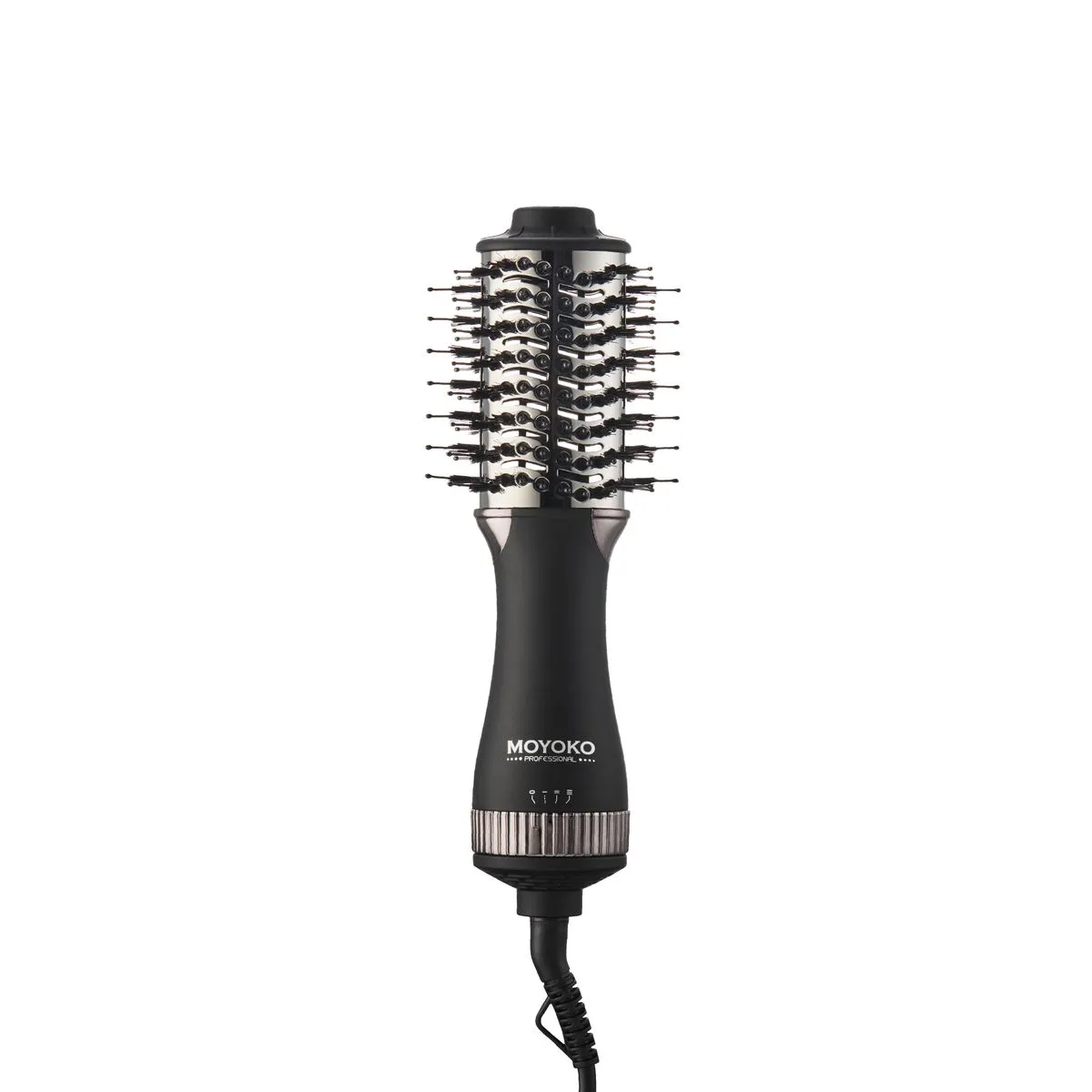 Moyoko Mini Blowbrush - Hair Dryer - One Step Hair Dryer - Hot Air Brush - Black