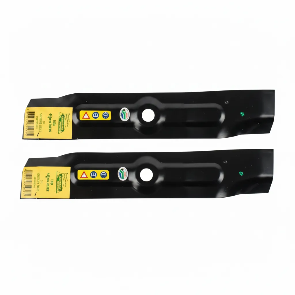 Lawnking 450mm Lawn Mower Blade for Petrol Rotary Push Mowers - 2 Pack