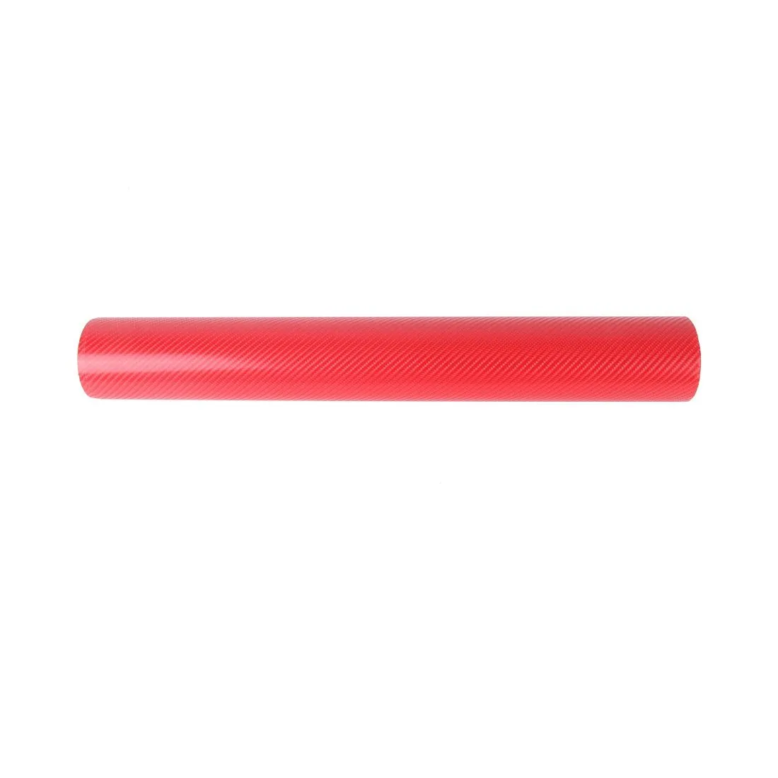 PU Carbon Fibre Vinyl Wrap For Cars And Motorcycles (1.5M x 0.5M) - Red