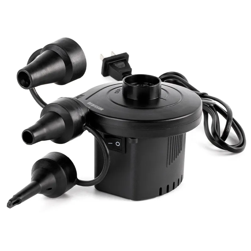 Redisson Black AC Electric Air Pump with 3 Attachable Nozzles