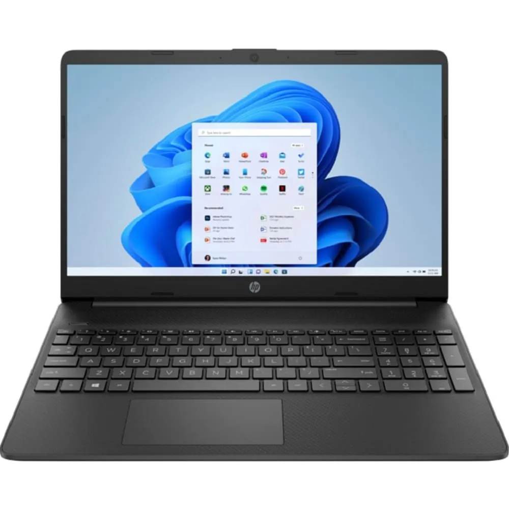 Refurbished HP Laptop 15s Intel i3 11th gen 8GB 256GB SSD 15.6" HD - Black