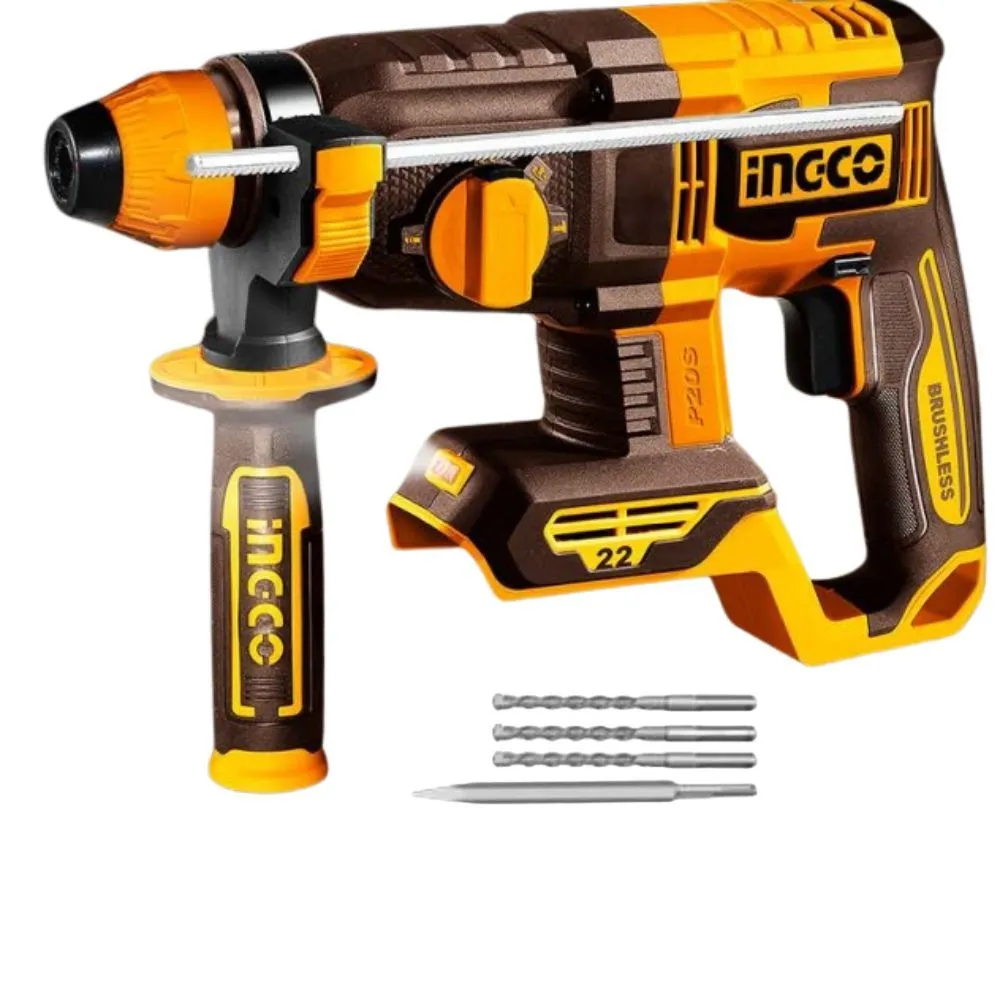 Ingco - Brushless 20V Cordless Rotary Hammer