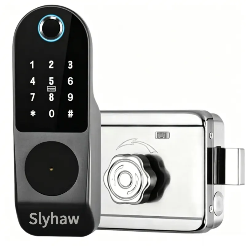 Smart Lock System Access ControlPlatform-Fingerprint+Code+IC+Key-Slyhaw