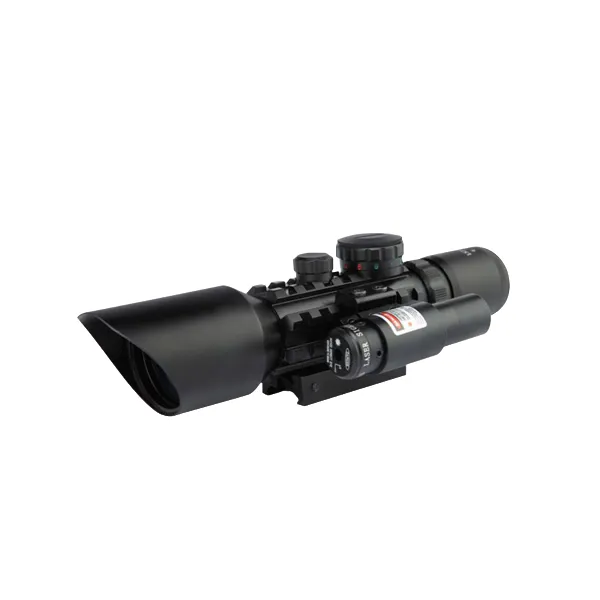 3-10X42 Riflescope with a Laser Sight
