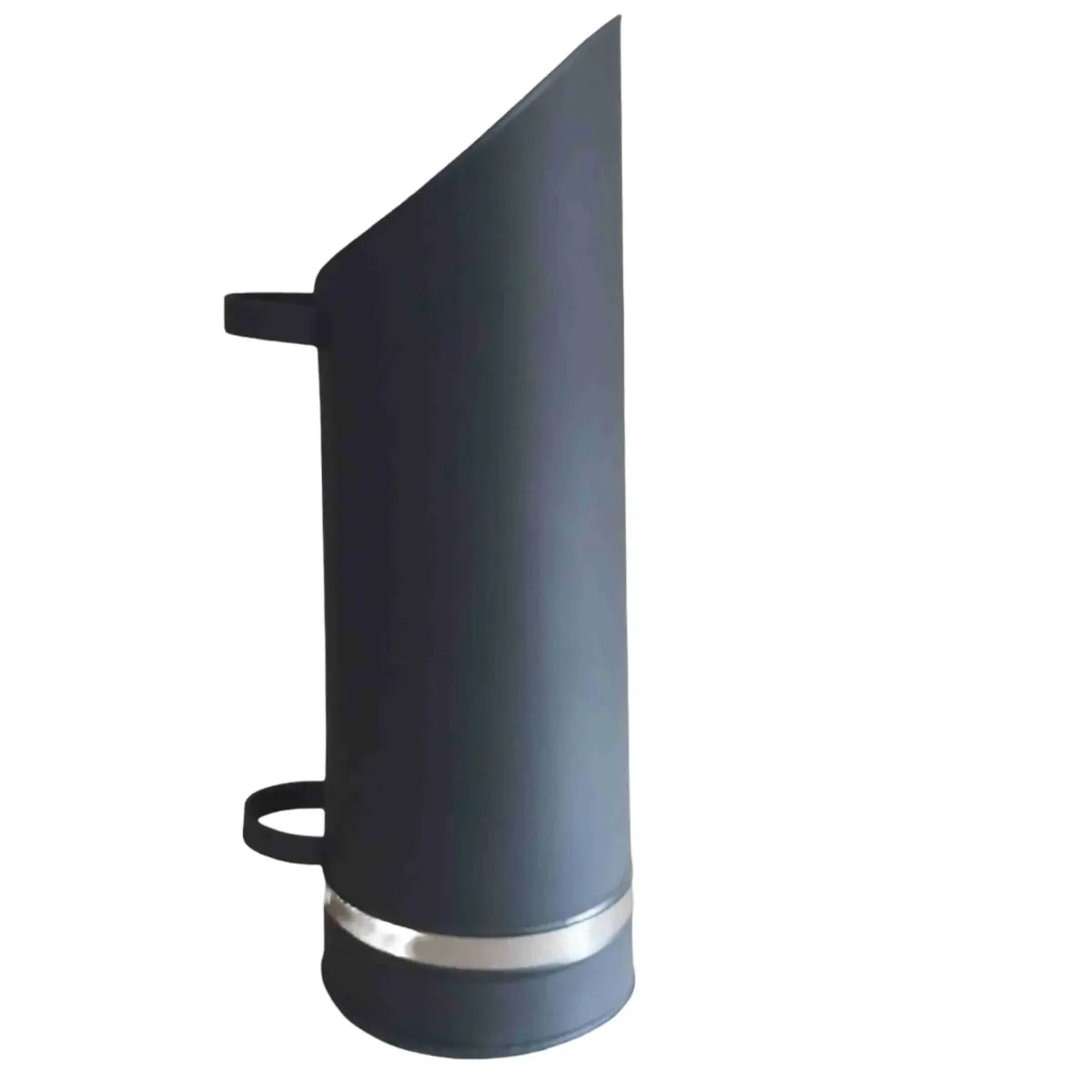 Classic Steel Coal Scuttle - Grey, Gold