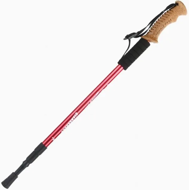 Adjustable Quick Lock Trekking Pole - Red