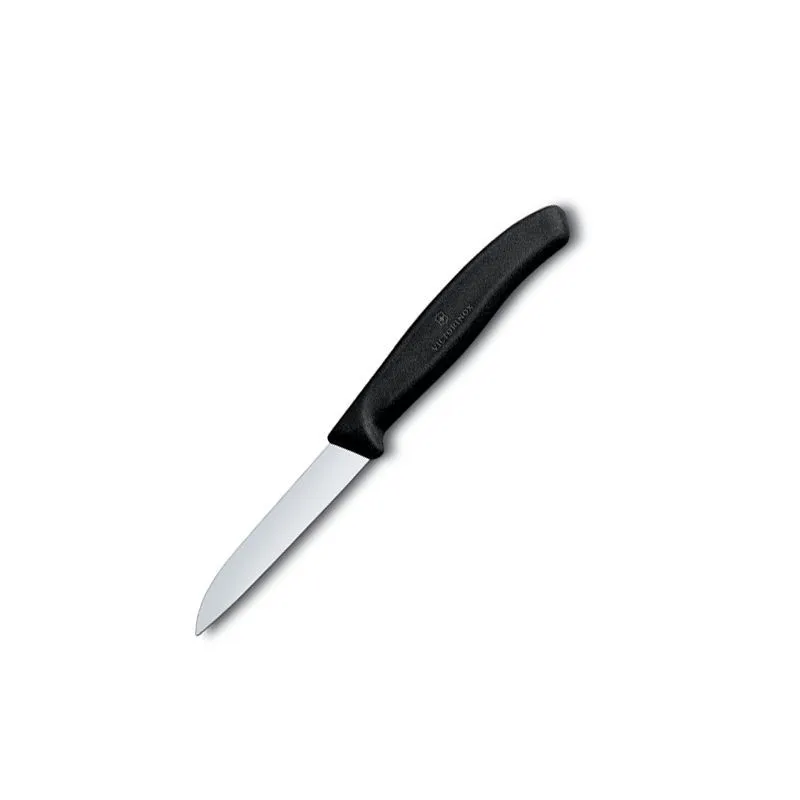 Victorinox Swiss Classic Paring Knife Plain Edge - 8cm - Black