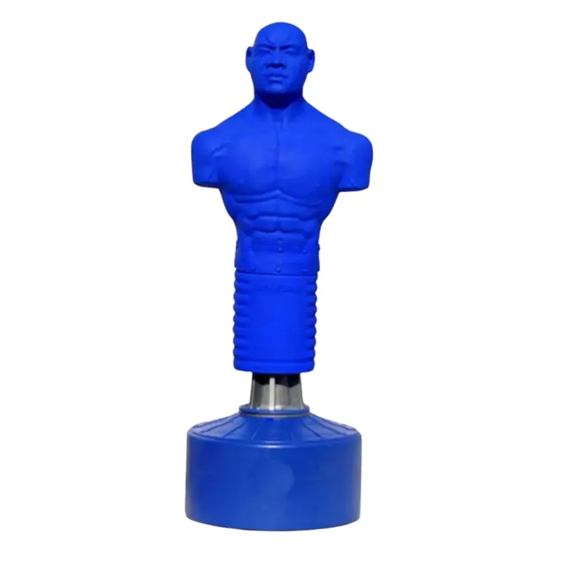 Human Model Standing type Punching Bag Dummy Boxing Bag - Blue