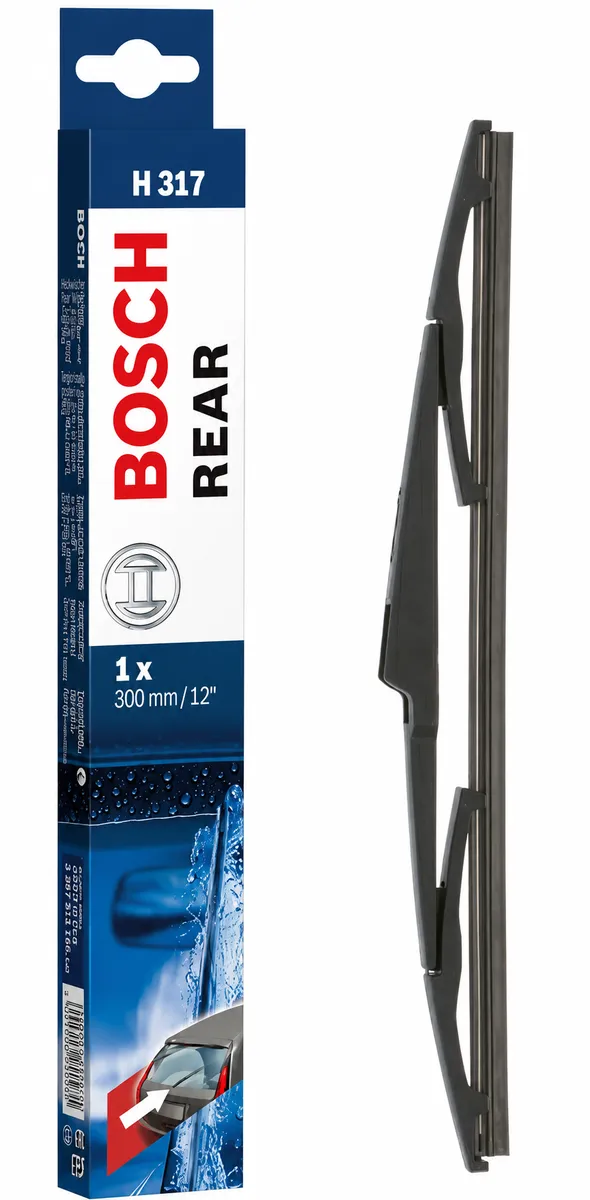 Bosch H317 Rear Wiper Blade 300mm / 12" - Rear Window Replacement Blade